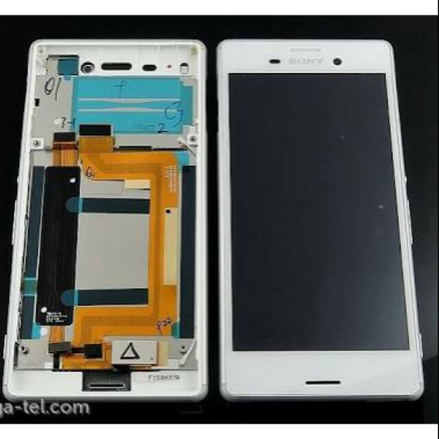 LCD Touchscreen Original Sony Xperia M4 Aqua + Frame