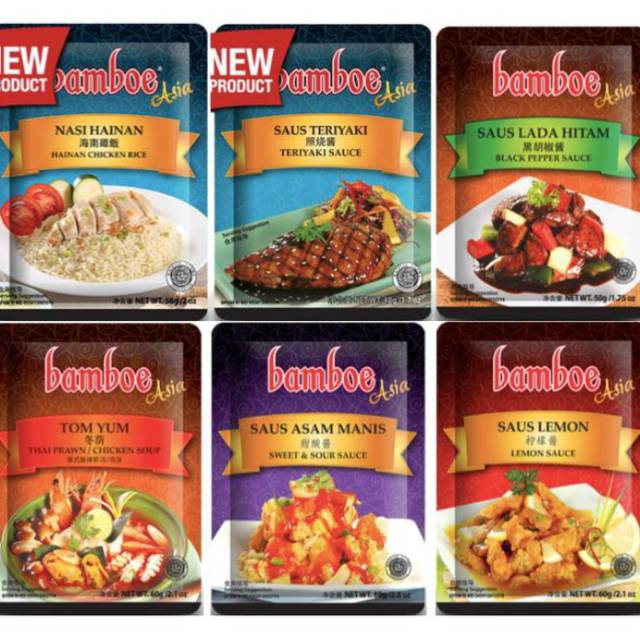 

Bumbu Asia Bamboe varian lengkap
