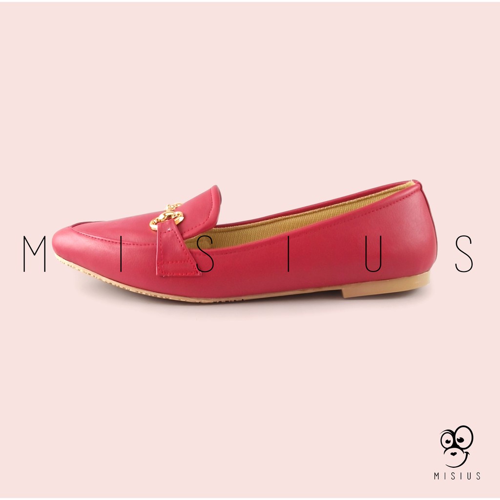 Misius Cerena Flatshoes - Maroon