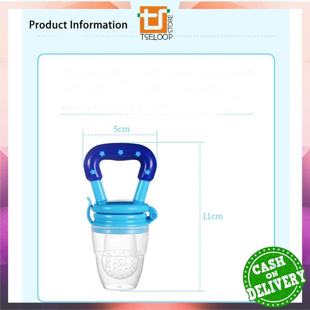 OFM-C44-45 Empeng Dot Buah Anak Bayi Baby Fruit Feeder Rattle Teether Kompeng Pacifier Gigitan Bayi-6
