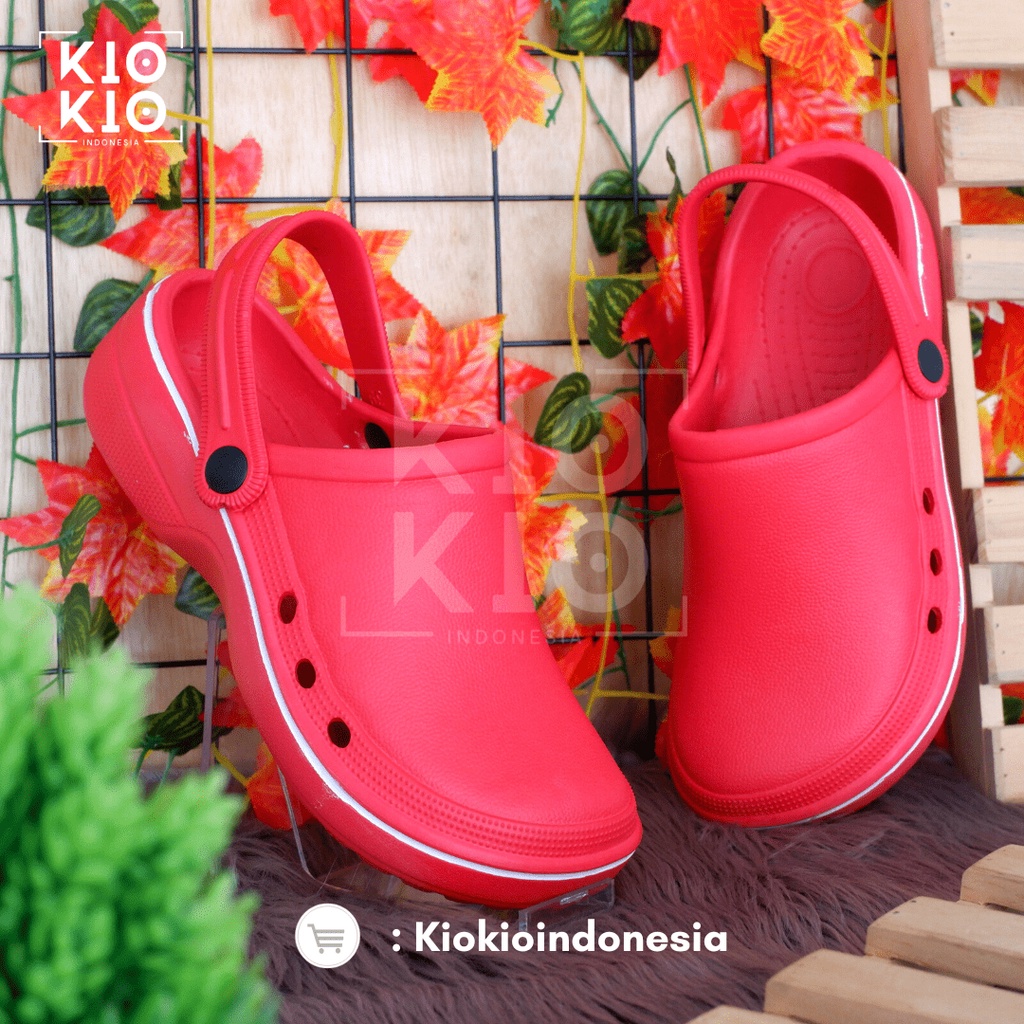 Sandal Kodok Wanita Polos / Sandal Sport /Sandal outdoor indoor Antislip Sandal Rumah Baim Perawat Size 36 s/d 40