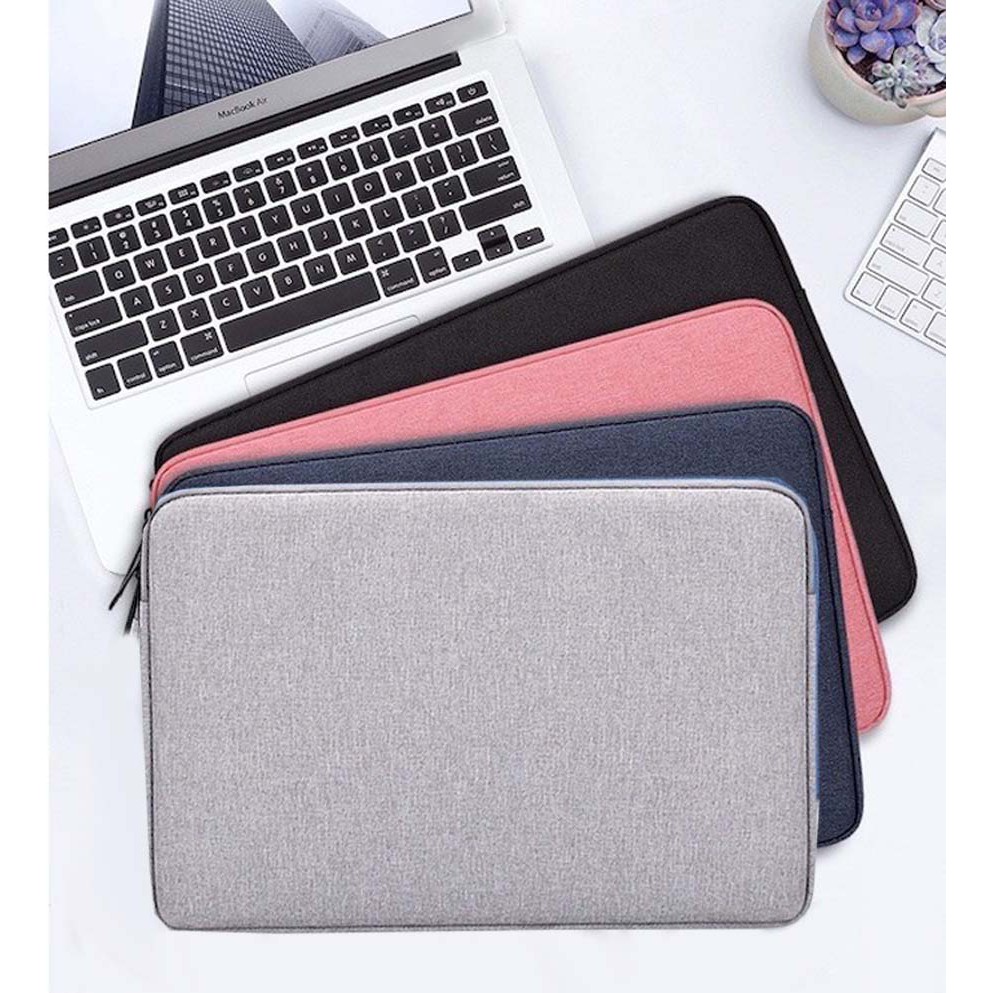 Tas Laptop Softcase Macbook Waterproof Nylon 15 inch - black no pocket