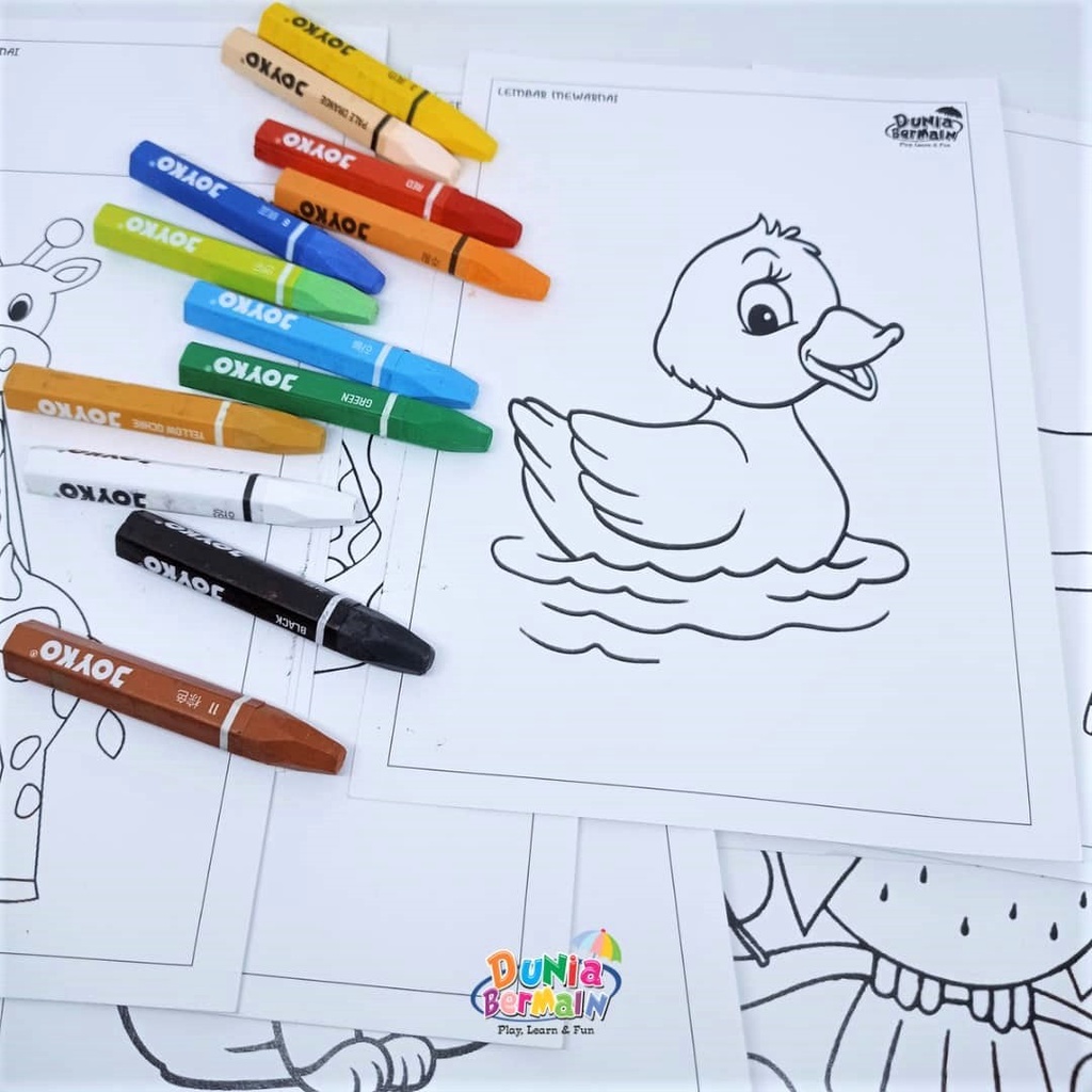 

Paket Mewarnai Crayon dan Pensil Warna