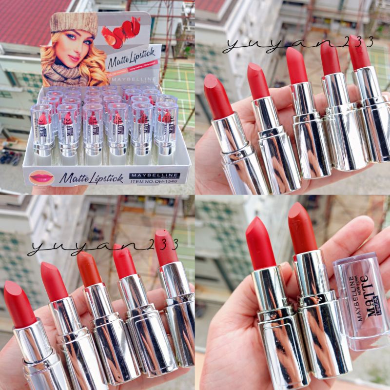 PROMO PER12PCS!!!LIPSTIK MATTE MAYBELLINE ZG-0500/OH-1546