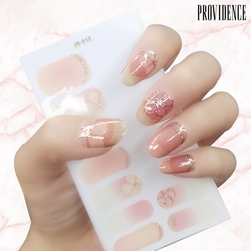 Providence Nail Polish Film Back Glue Vivid Patterns Ultra Thin Full Waterproof Environmentally Nail Stickers for Manicure