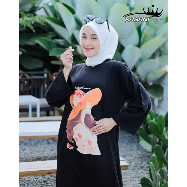 MIDI DRESS COMBED ORI RASANI FASHION OOTD STYLE WANITA MODERN MASAKINI