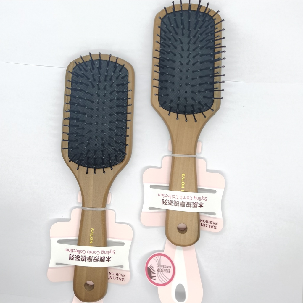 SISIR KAYU KOREA PREMIUM BESAR BAHAN KUAT SISIR PIJAT KAYU