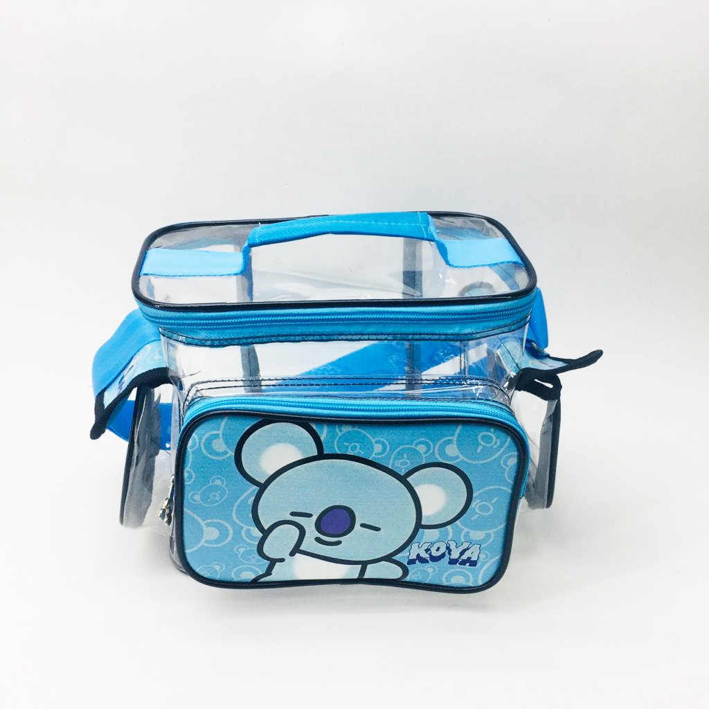 Showme TAS TEMPAT MAKAN Anak Sekolah/ LUNCH BAG / GOODIE BAG  BTS21 COKY Pink Imut