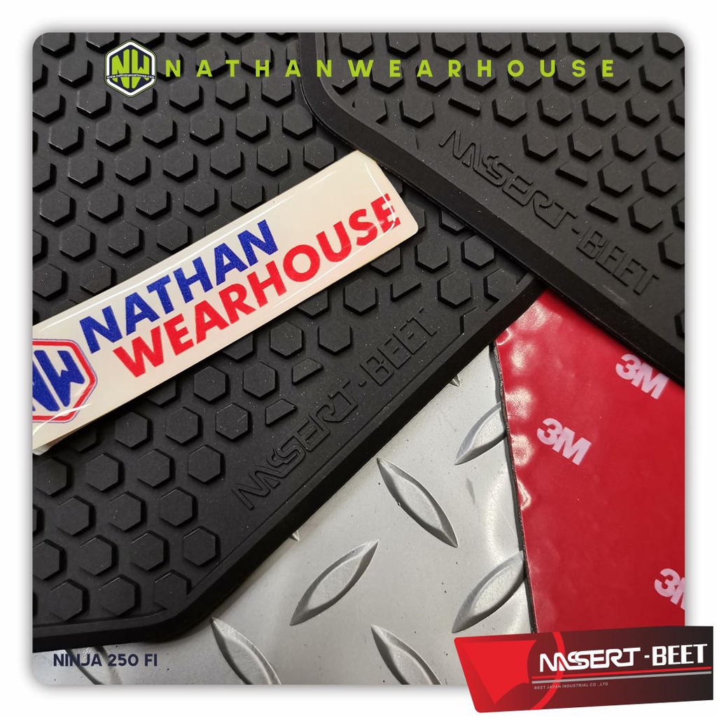 Tankpad Tankgrip Sidepad SideGrip Rubber Karet Tangki Premium Ninja 250 Fi Old Z250