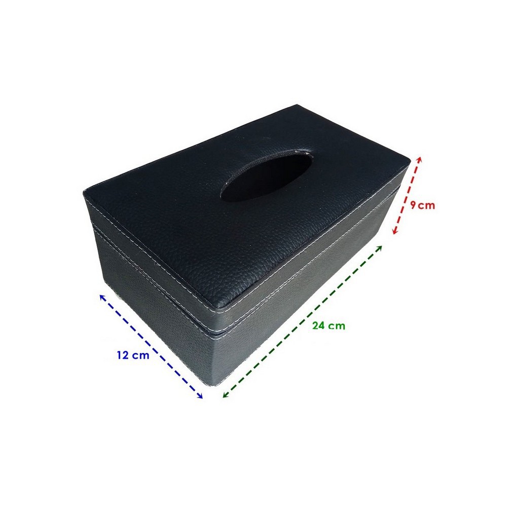 Tissue Box Tempat Kotak Tisu Kulit Sintetis Oscar 24 x 12 cm