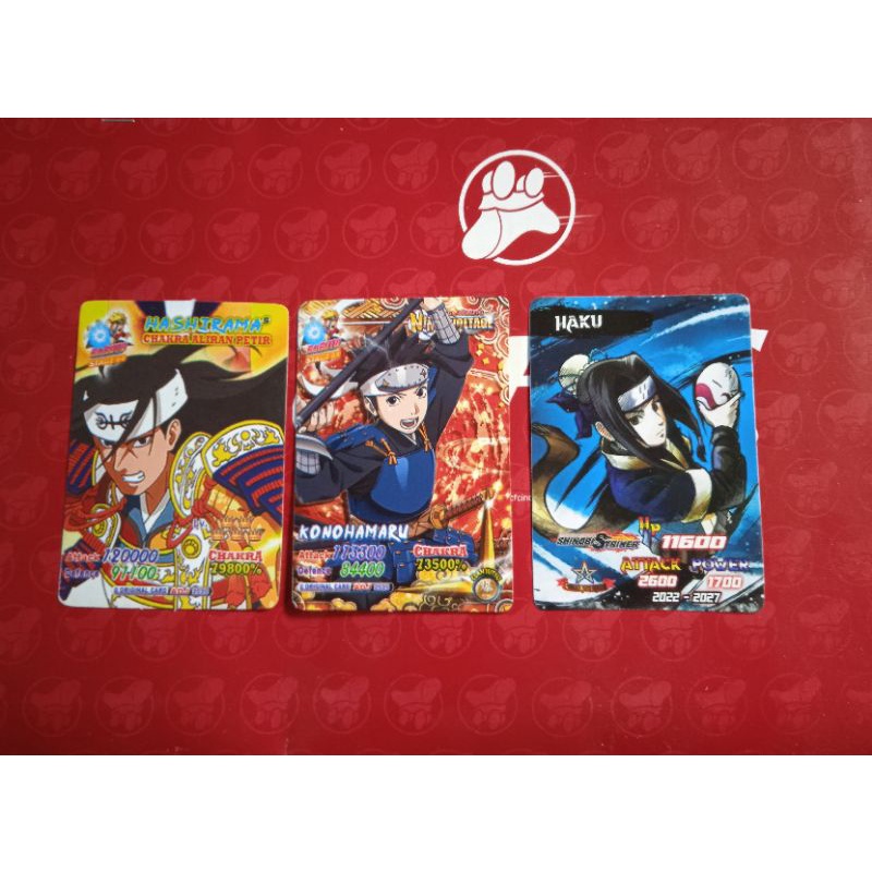 card kartu naruto 1pack isi 30 gambar random