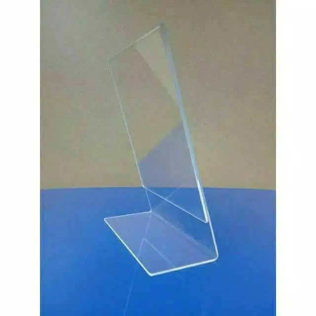 

Tent Holder Tempat Brosur Akrilik- acrylic tent card tempat nama akrilik - A4
