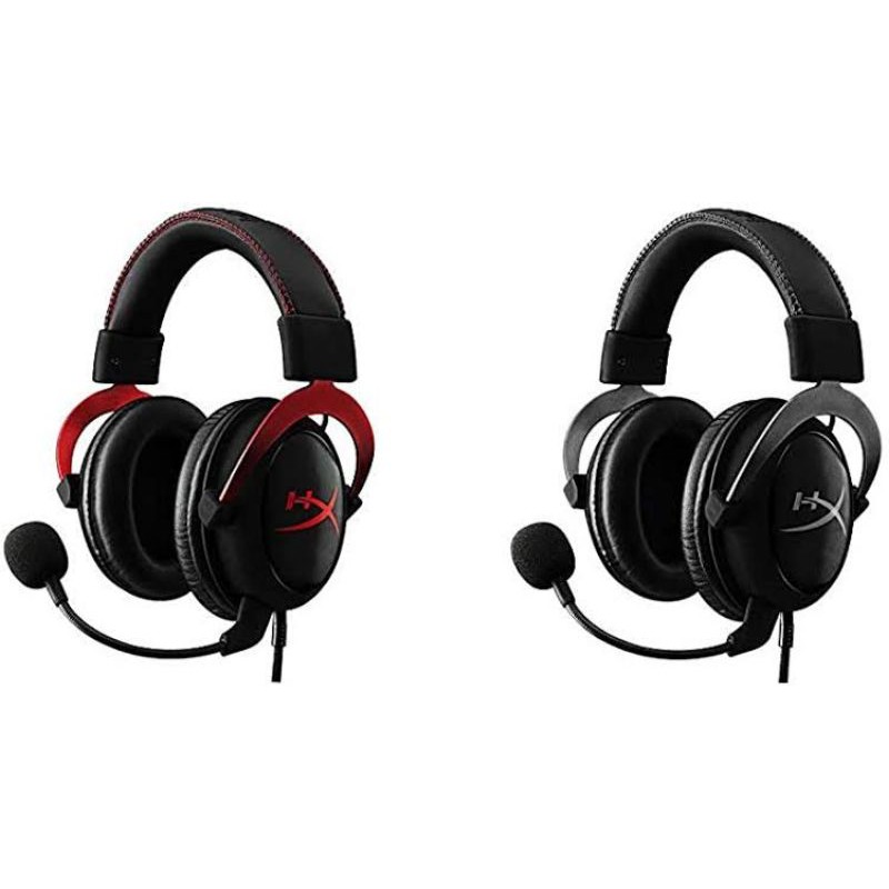 Headset gaming HyperX Cloud II Gun Metal CLOUD II RED - headset Kingston HyperX