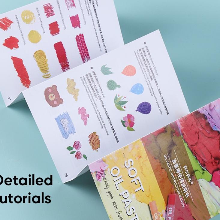 

Ready Irit Giorgione Oil Pastel Crayons Memutar Ulang 12/24/36/48 Warna G-OP