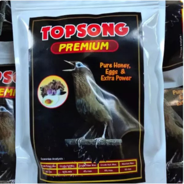 Makanan Burung Voer Topsong Premium Pakan Hwa Mei Burung Hwa Mei Hwamei Murai Kacer dll