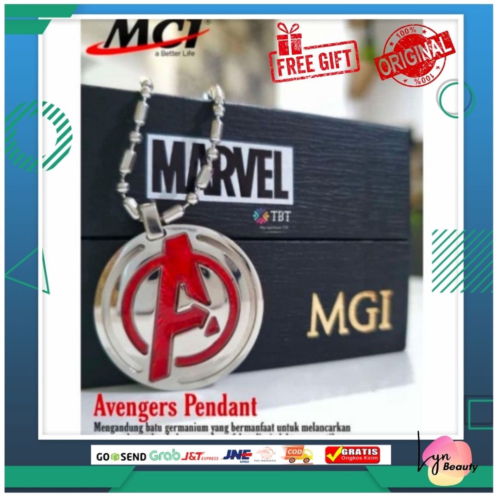Kalung Kesehatan Avengers MCI|Kalung Pendant AVENGERS MCI ORIGINAL