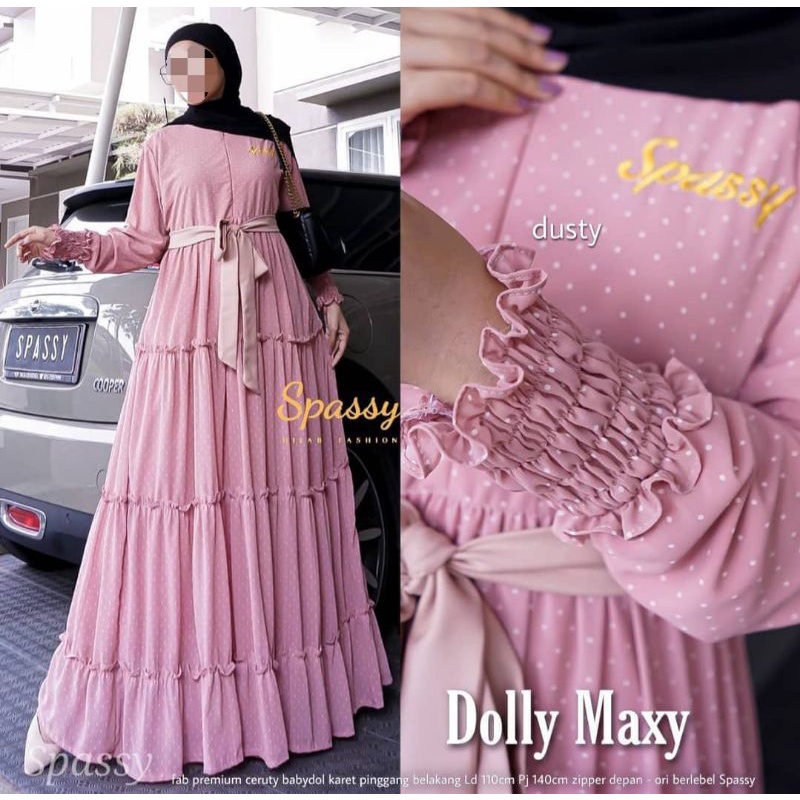 Dolly Maxy Dress Spassy Hijab Original