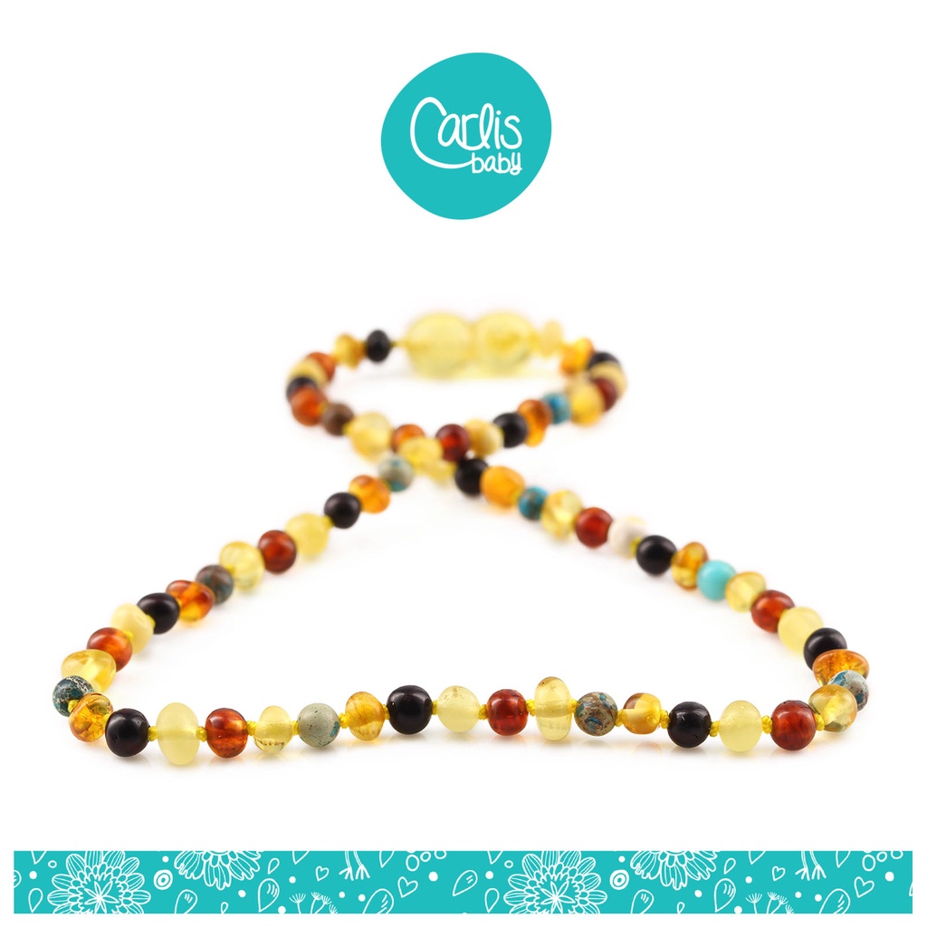 AGL38 Kalung dan Gelang Amber Tumbuh Gigi Bayi By Carlis Baby