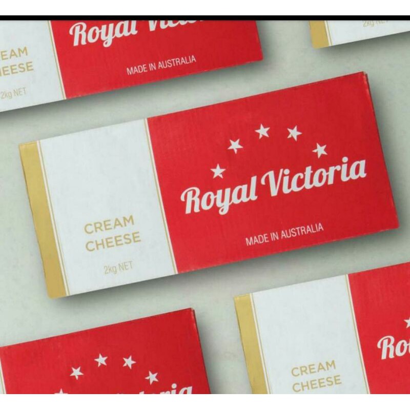 

royal victoria cream cheese 2kg 2 pcs