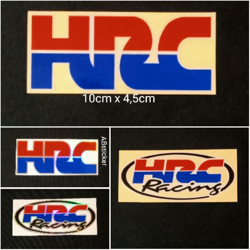 STICKER HRC STICKER HRC RACING CUTTING STICKER MOTOR