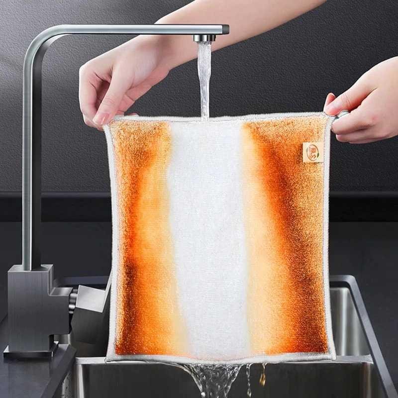 Kain Lap Dapur Microfiber Cleaning Cloth 18 x 23 cm 3 PCS - JYB146 - Multi Color