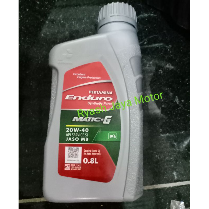 oli Enduro matic-G 800ml for beat/vario/scoopy/spacy/x-ride/fino/xeon/soul gt/j/s/z/freego/spacy