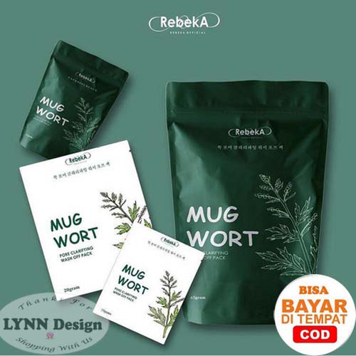 [RESMI] MASKER MUGWORT MASK 20GR BY REBEKA BEAUTY_Lynn Design