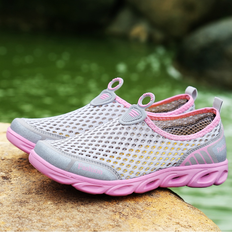 Musim Panas Wanita Cewek Gunung Waterproof Sepatu Sandal Slop Slip On Hiking Ringan Wanita Mendaki Tahan Air Adventure 198