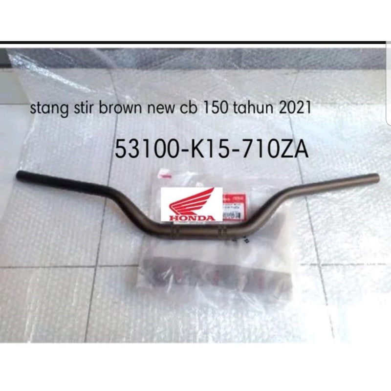 stang stir cb 150r led tahun 2021 warna coklat 53100K15710ZA