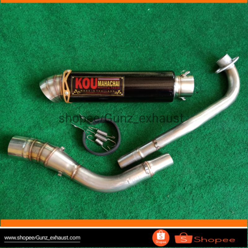 Muffler KOU MAHACHAI Xrm110 Xrm125 Wave100/110/125 Smash Rs125