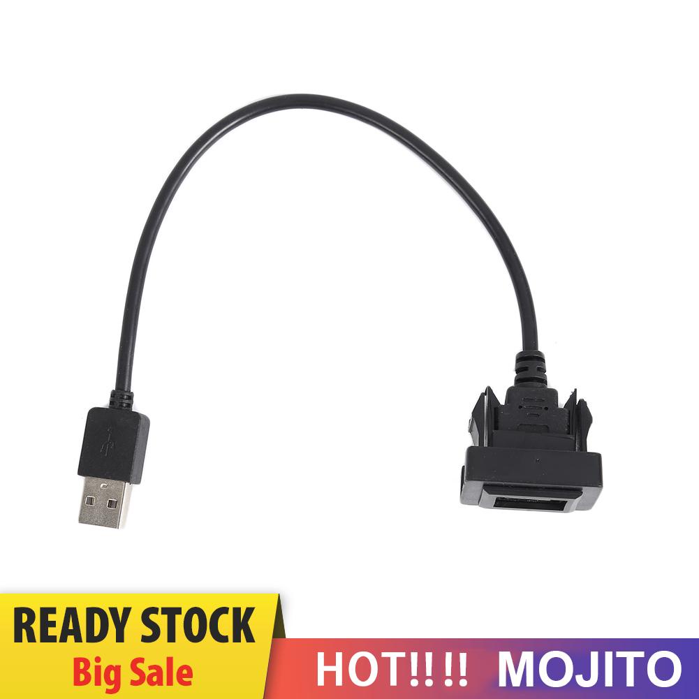 Kabel Adapter Extension Usb Port Panel Mount Dashboard Mobil Untuk Toyota Vios