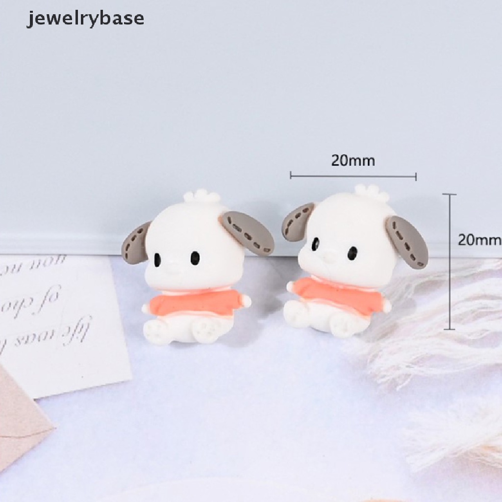 10pcs / lot Cabochon Resin Flatback Desain Kartun Hewan Kelinci Beruang