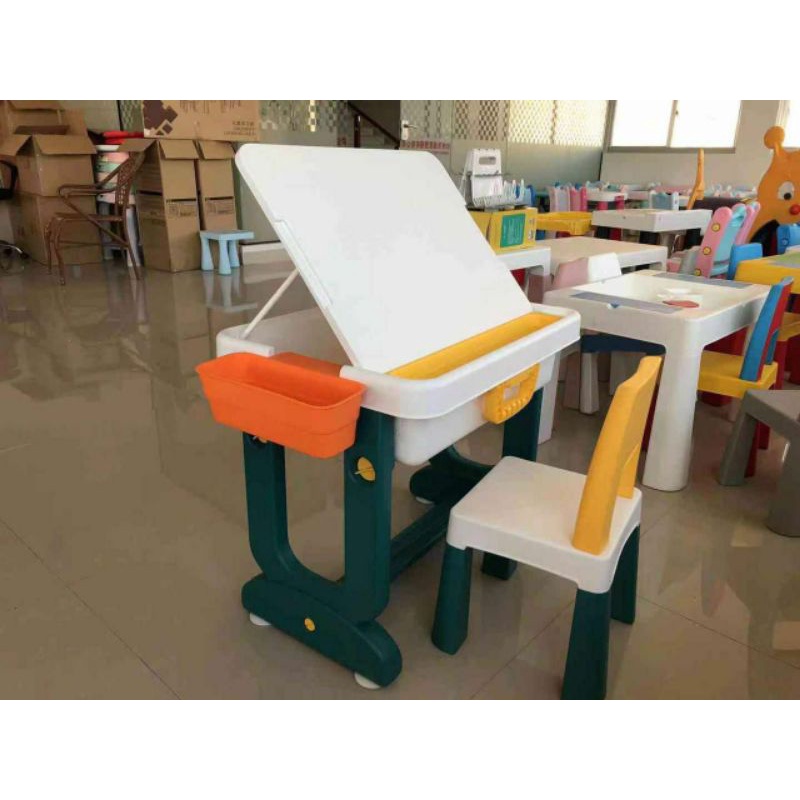 

Meja Multifungsi Belajar Lego Bricks Papan Tulis White Board