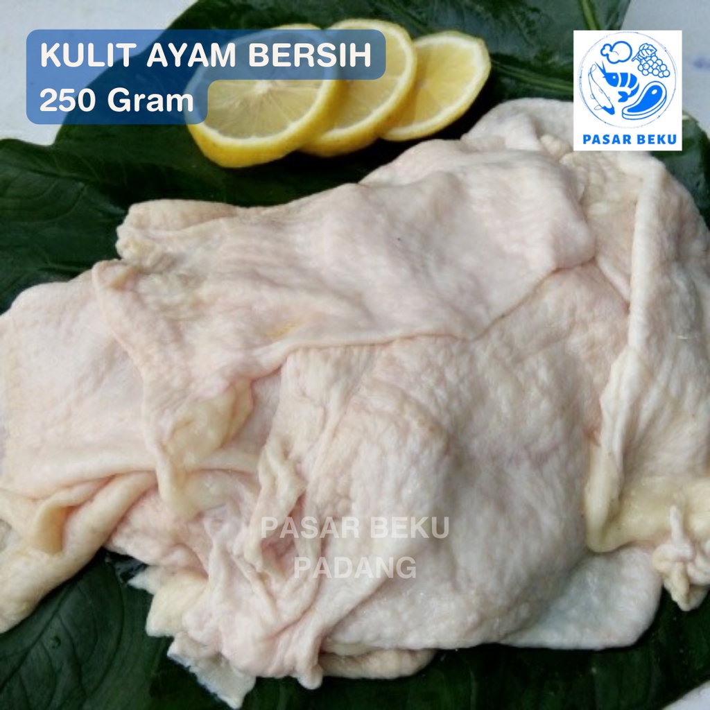 

Kulit Ayam Bersih Segar 250 Gram Frozen Food Pasar Beku Padang