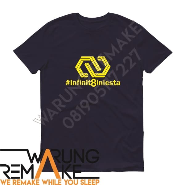 BAJU KAOS T-SHIRT JERSEY BARCELONA INIESTA #INFINIT8INIESTA