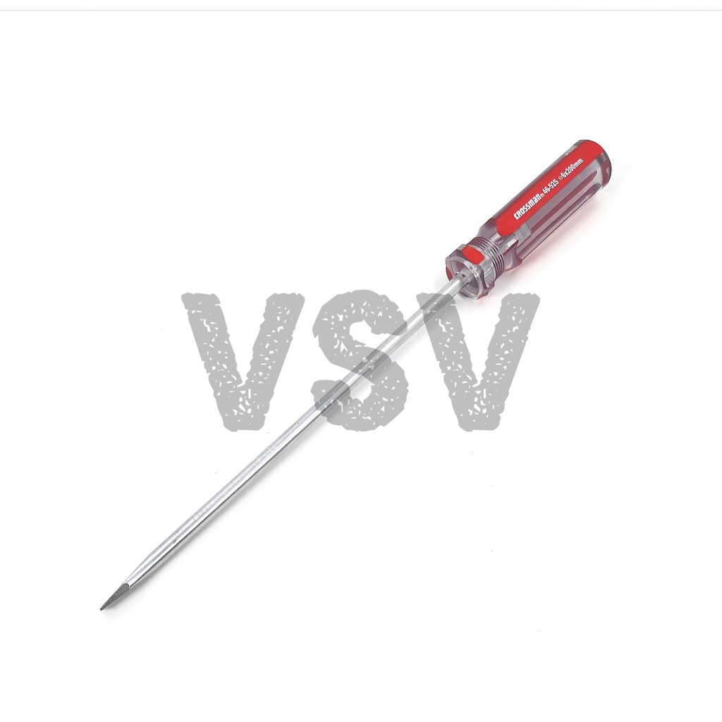 GESTAR Mechanical screwdriver (-)6x200mm Obeng crystal Obeng minus