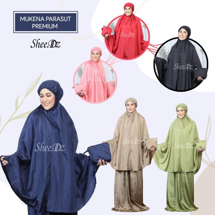 Mukena Parasut Premium Shee.IDz Parasit Traveling Dewasa