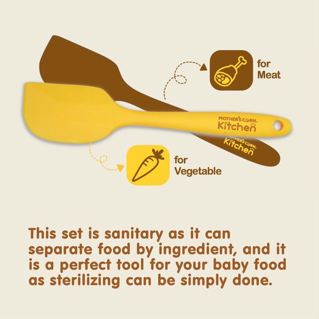 MOTHER’S CORN / Mothers Corn / Motherscorn Silicone Spatula