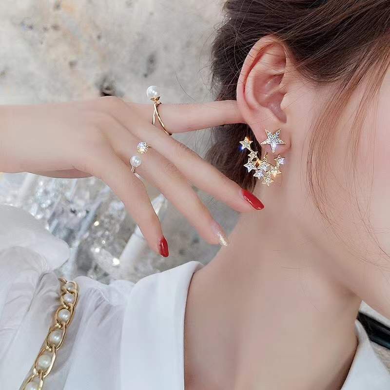 Anting Mutiara Gaya Korea