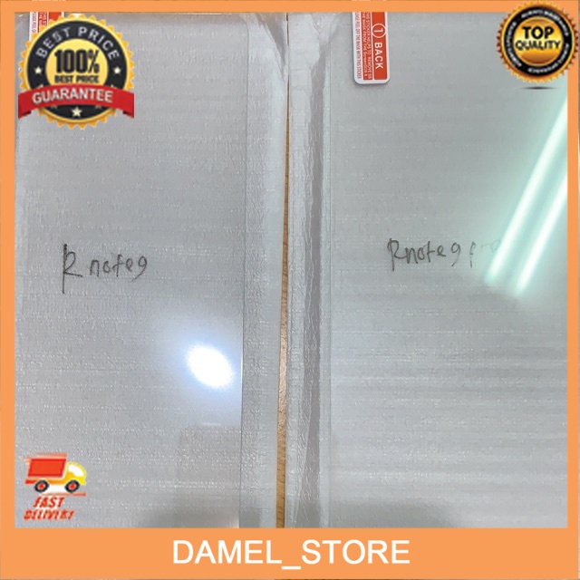 [Tempered] Tempered Glass Kaca Bening anti gores clear kaca Redmi Note 9 / Redmi Note 9 Pro