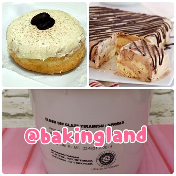 

Elmer Dip Glaze tiramisu halal