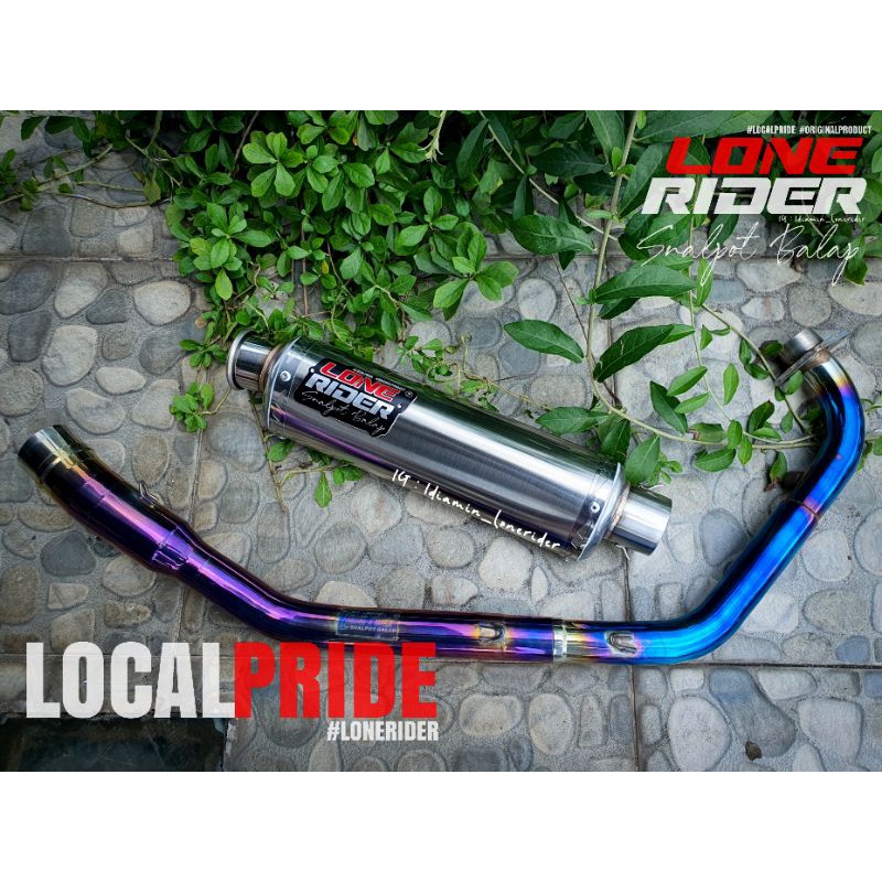 Knalpot Lone Rider NCB NEW CB150R - LONE RIDER ORIGINAL- ME - Middle End Pipa Bluemoon - NEW CBR 150
