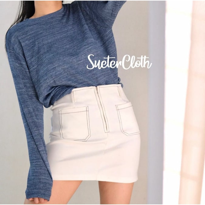 Atasan Wanita Rajut Halus DEPIKA TWIST