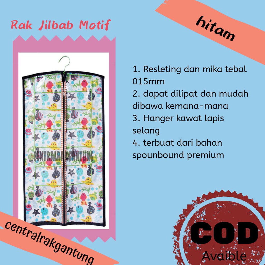 Hanger Jilbab Organizer Besi Kuat Lapis Chrome Rak Jilbab Gantung HJO Gantungan Hijab