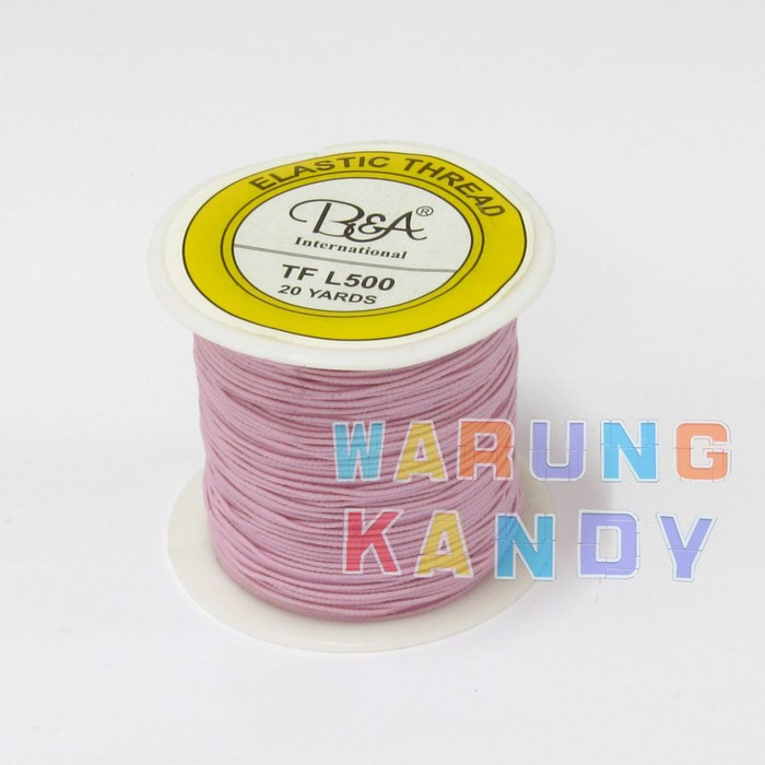 Tali Karet Rol Pink Muda