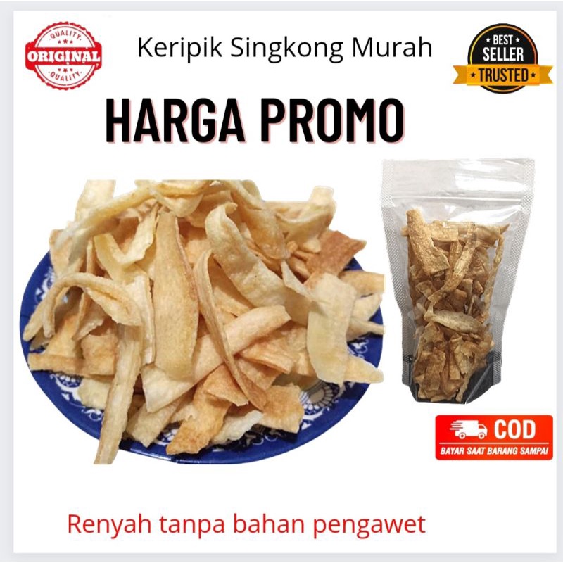 

keripik singkong kripik kerupuk murah krupuk cemilan makanan instan termurah