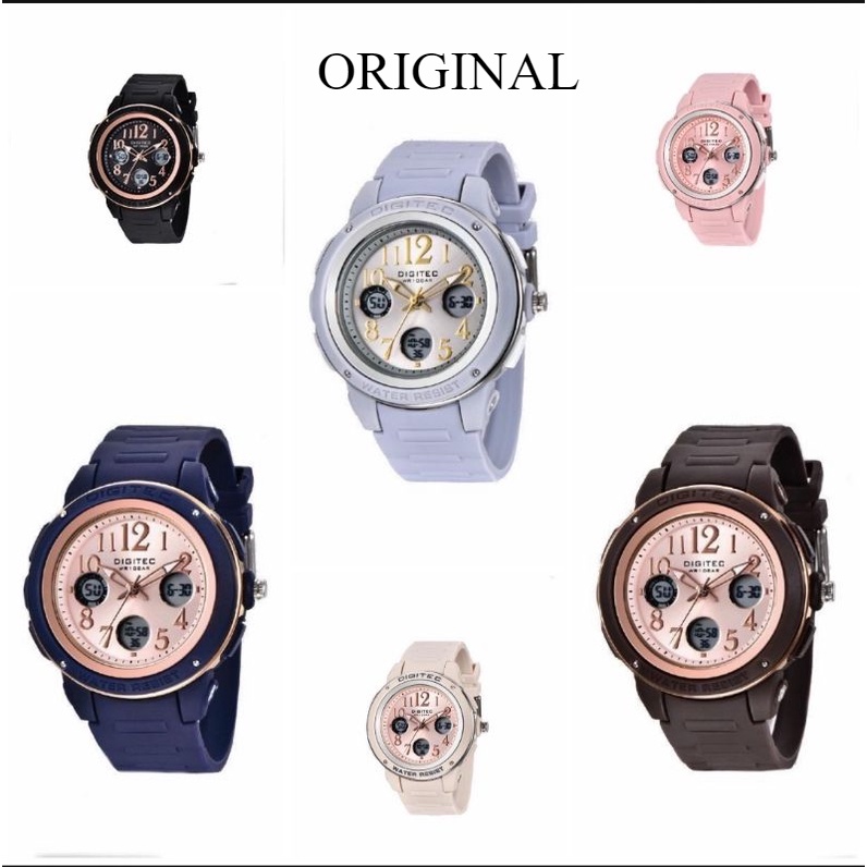 Jam tangan wanita Digitec DA 4091 / DG 4091 / DIGITEC 4091 Water Resist