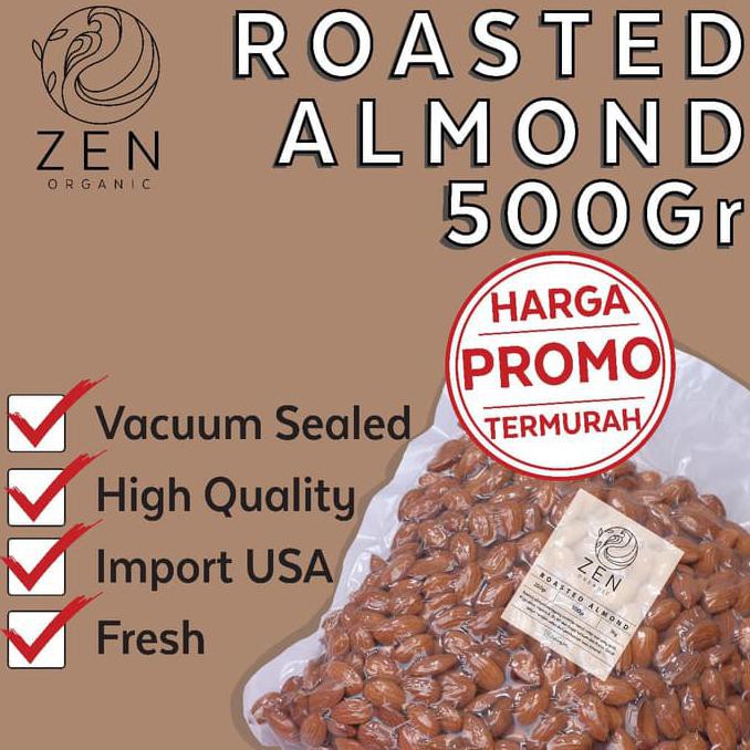 

KACANG ALMOND PANGGANG / ROASTED ALMOND ORIGINAL 500 GR LIMITED EDITION Kode 714