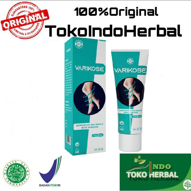 VARIKOSE 100% ORIGINAL CREAM MENGATASI VARISES - OBAT STRECK MARCK AMPUH