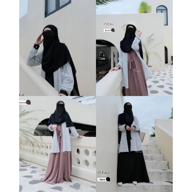 (READY) ALARA Dress by Khumaaz Azda | daily dress motif salur | dress kaos